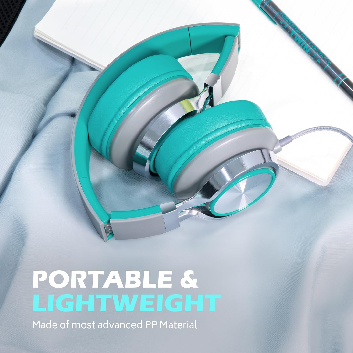KidTunes Headset - Black Blue - Small Enterprise
