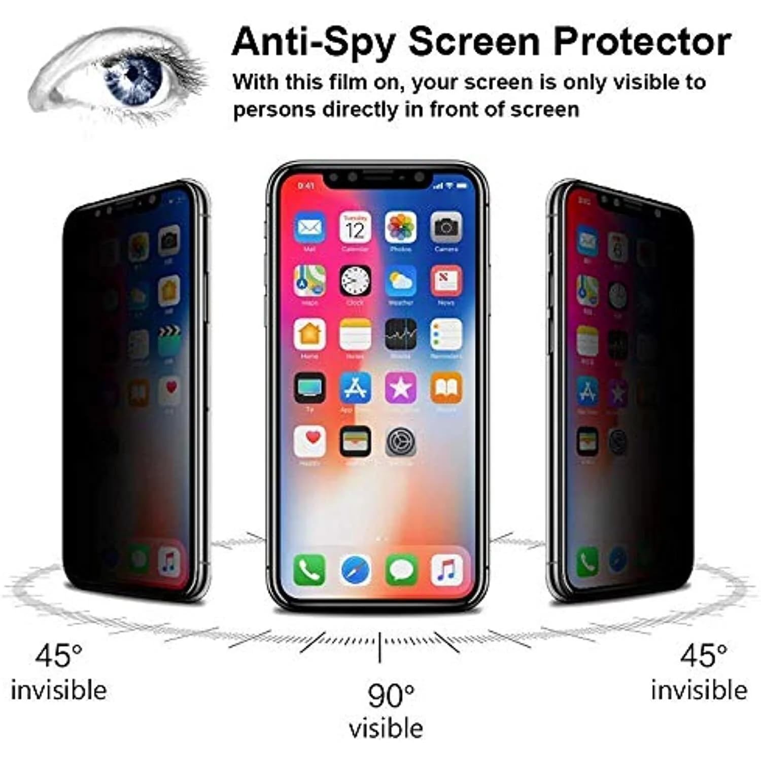 iPhone 11/XR SecureView Privacy Screen Protector Set - Small Enterprise