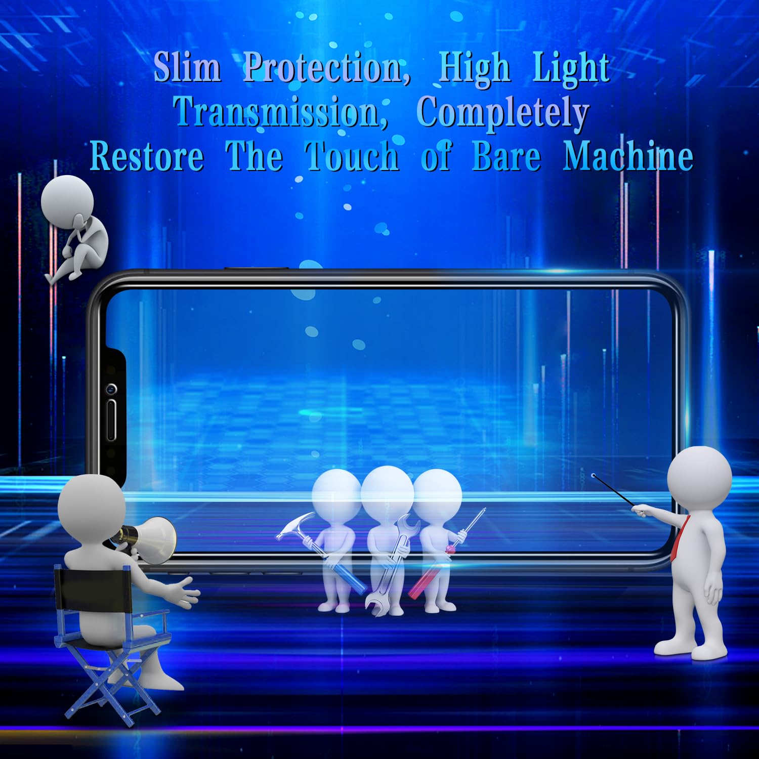 MAYtobe DuoGuard: iPhone Privacy Glass Protectors - Small Enterprise