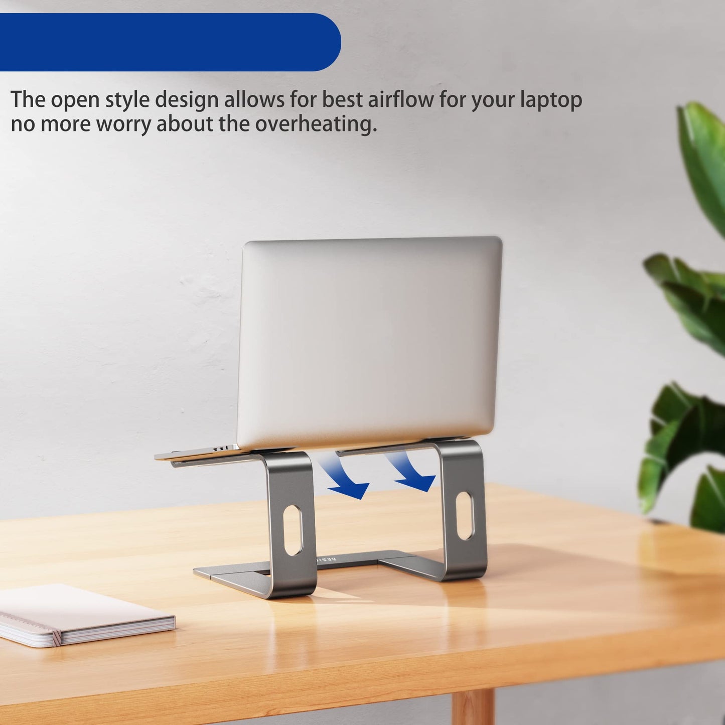 ElevatePro Aluminum Laptop Stand - Ergonomic & Stylish