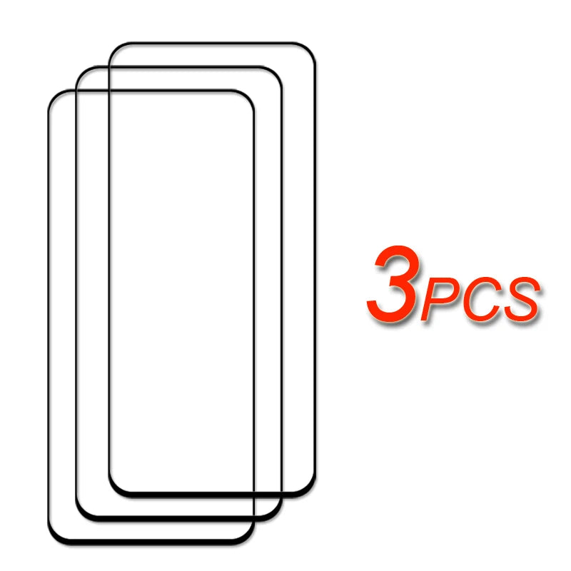 6 in 1 for Redmi Note 13 Glass Tempered Glass Redmi Note 13 Glass Full Cover Screen Protector Camera Film Redmi Note 13