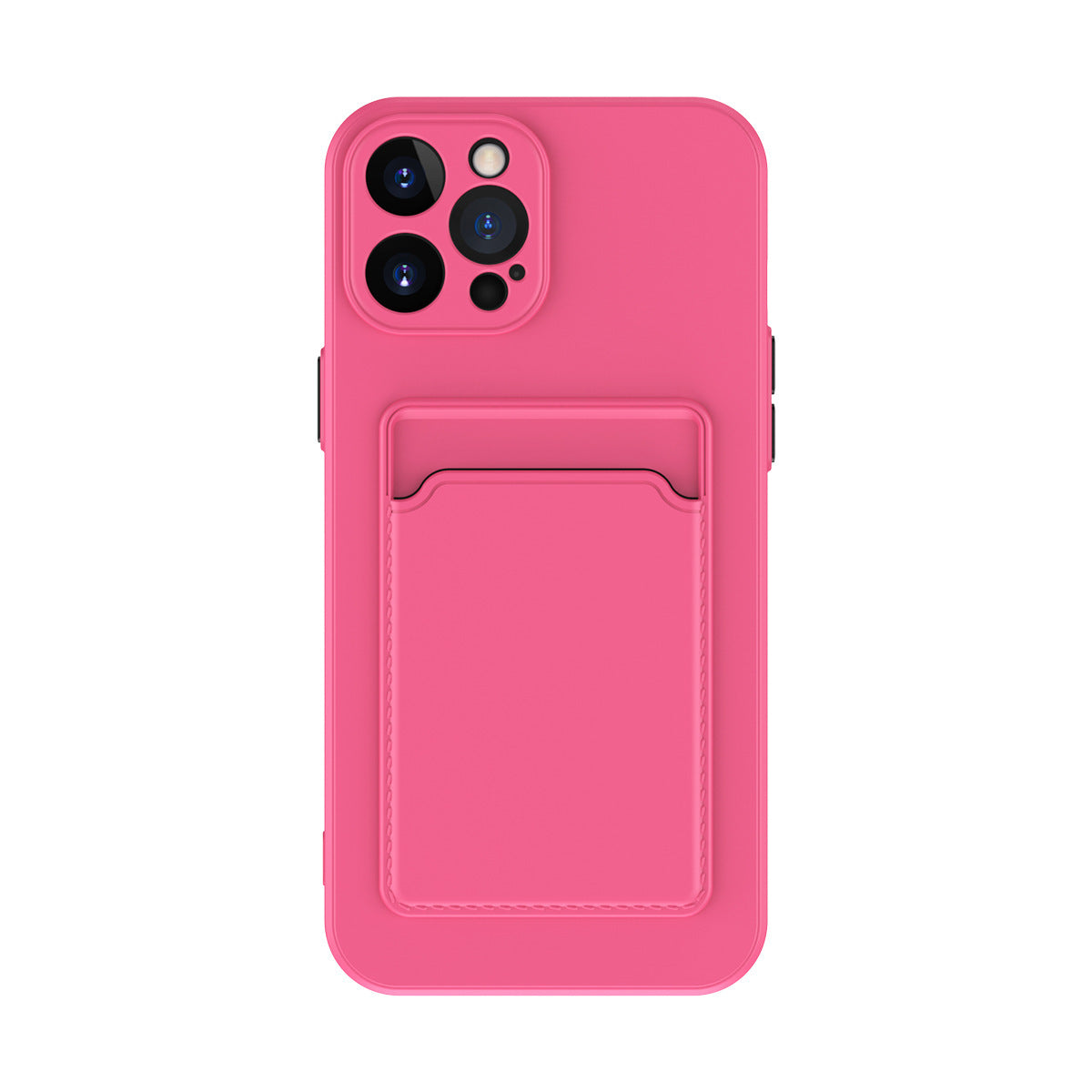 Simple Pure Color Liquid Silicone Phone Case - Small Enterprise