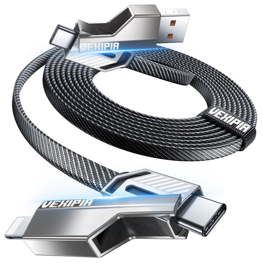 PowerLink Quad: 5FT 60W Fast Charge Cable Combo