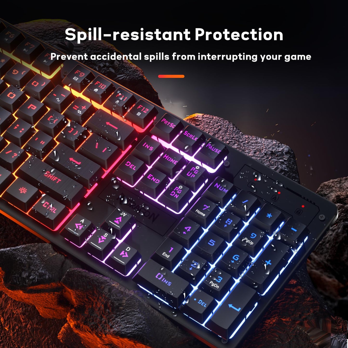 Redragon K521X: RGB Gamer's Mechanical-Feel Keyboard