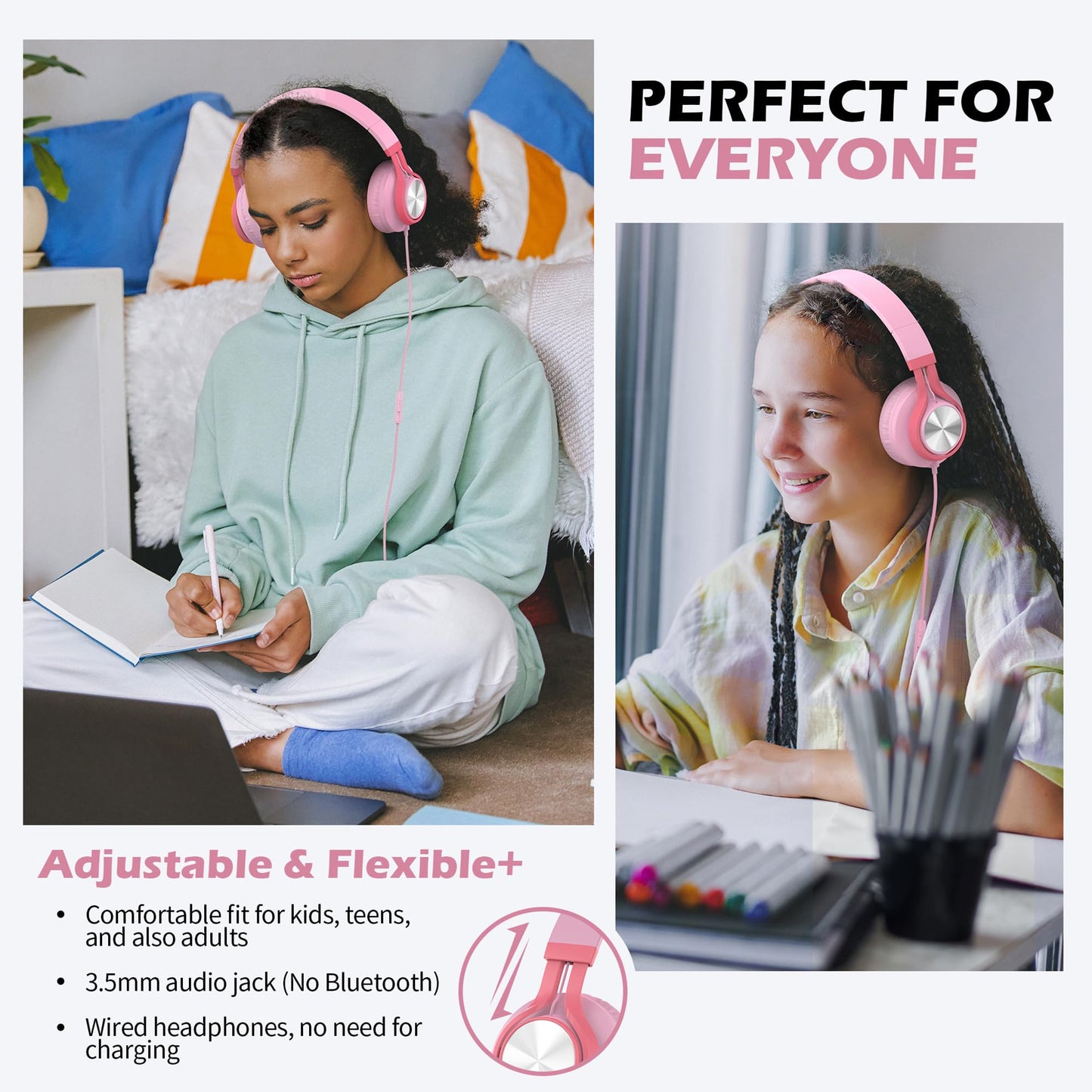 KidTunes Headset - Black Blue - Small Enterprise