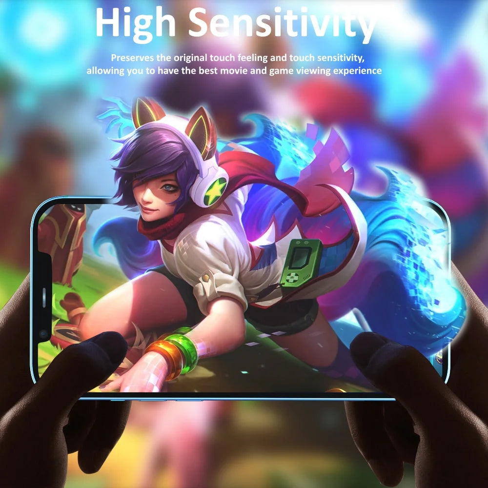 Privacy Screen Protector Compatible with Iphone 13 Pro Max anti Spy Case Friendly Tempered Glass 9H Black (2 Pack)