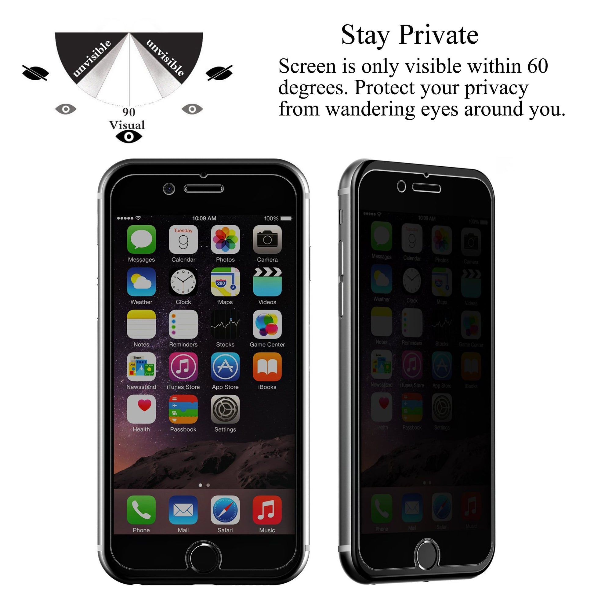 Ailun iPhone Privacy Glass 3-Pack - 6.1 Security - Small Enterprise