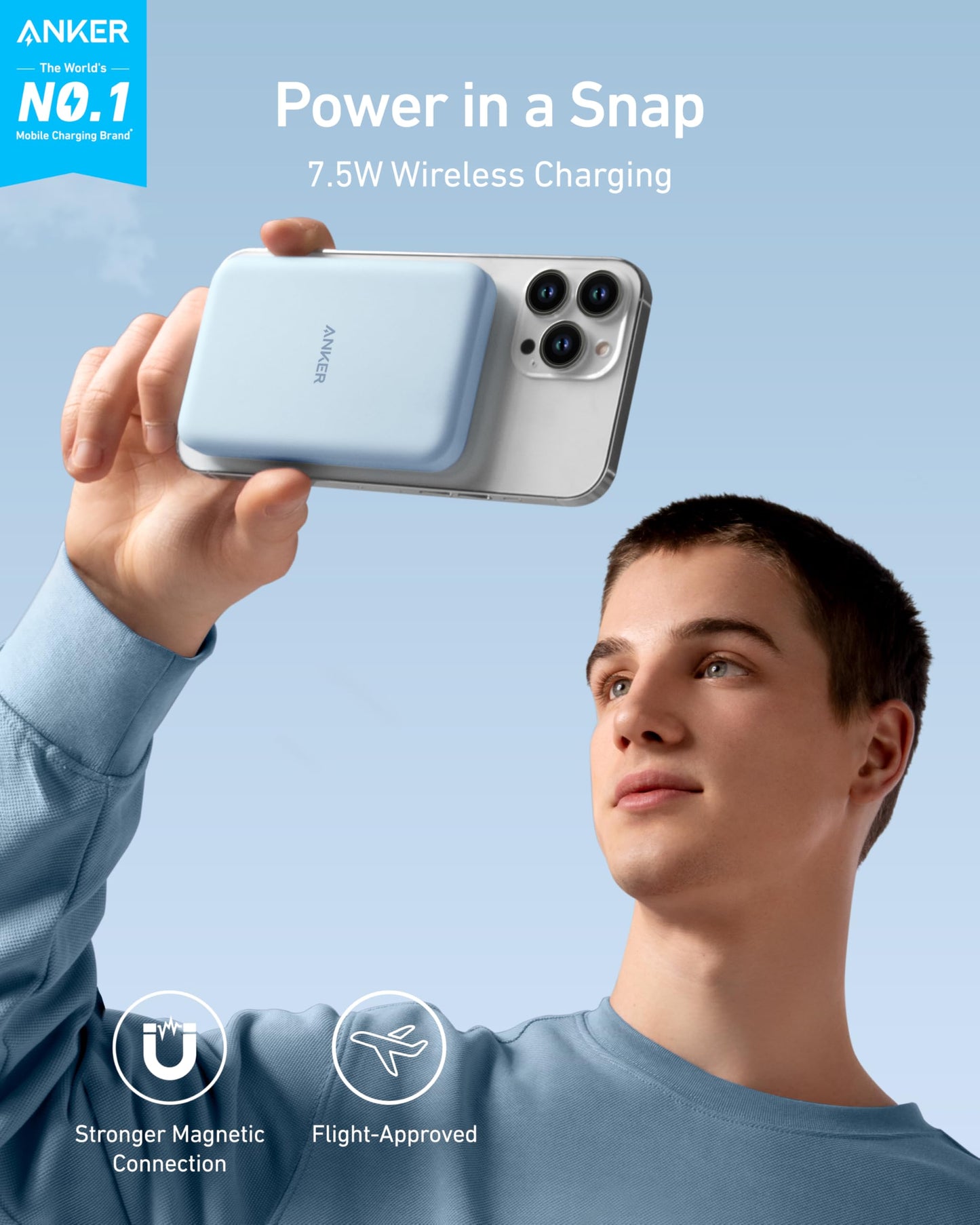 Anker MagGo 621: 5K mAh Magnetic Charger Pack - Small Enterprise