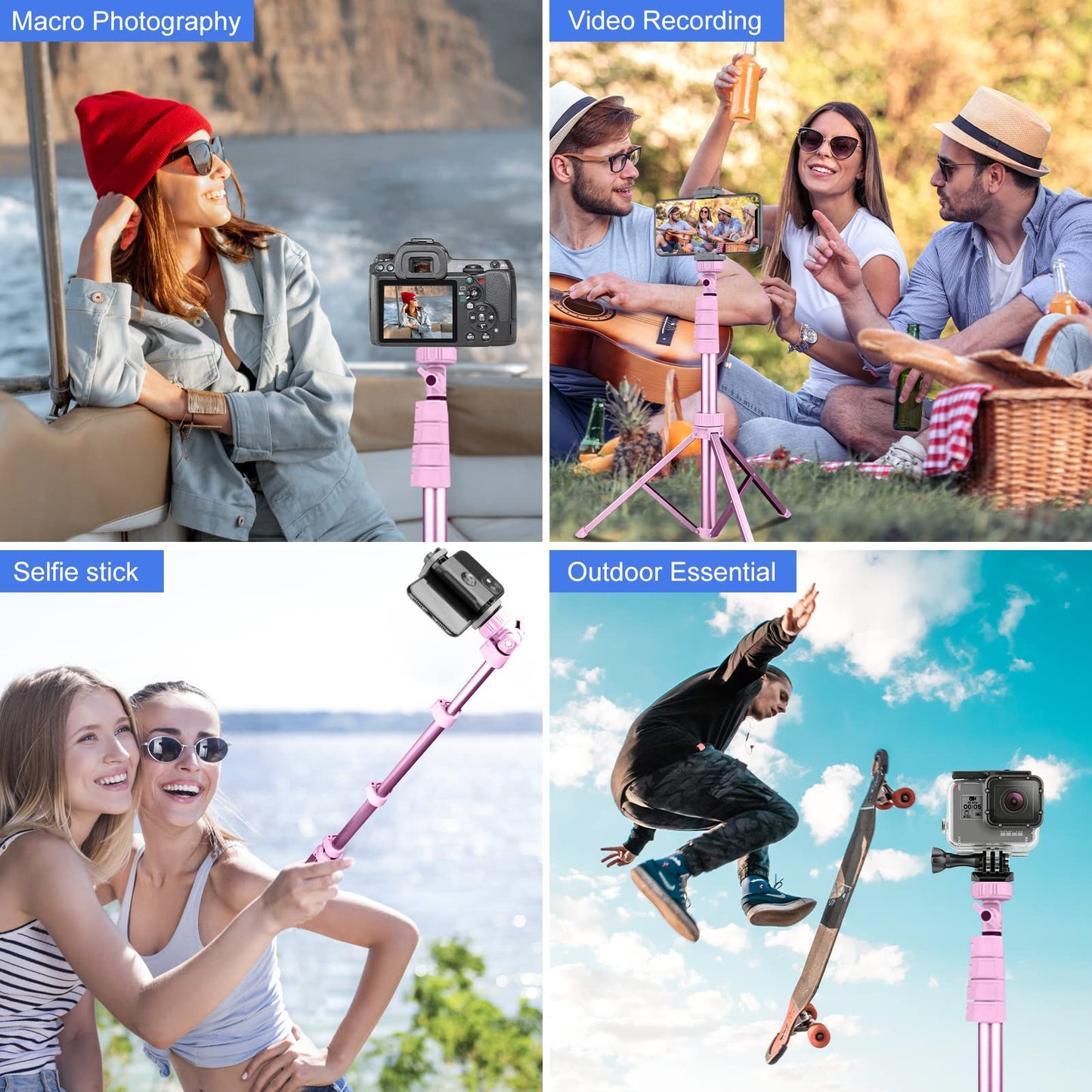 SENSYNE ProTripod: 62 Selfie Stick & Stand - Small Enterprise