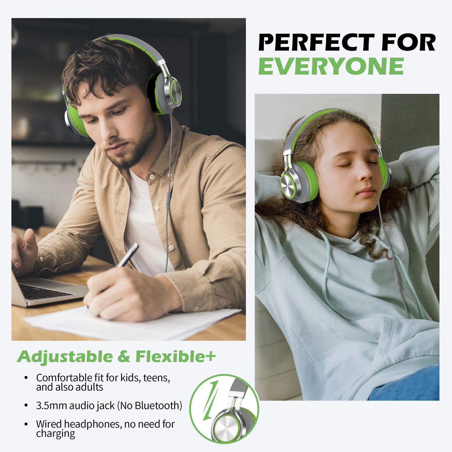 KidTunes Headset - Black Blue - Small Enterprise