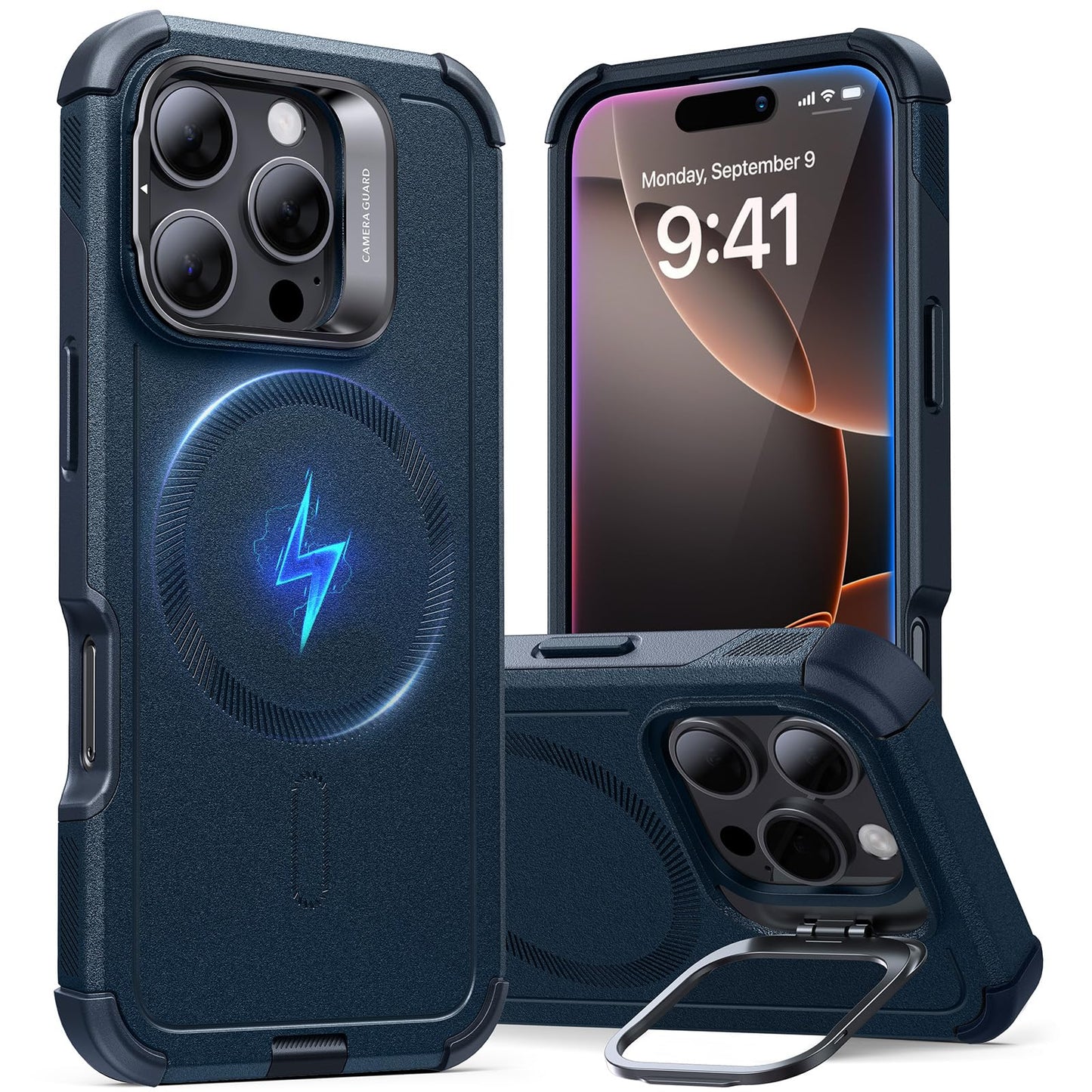 ESR Air Armor: Clear Black Military-Grade iPhone Case