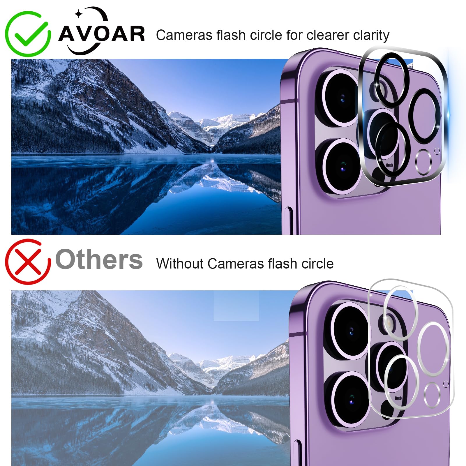 iGuard 2-Pack Privacy Screen Protector for iPhone 14/13 - Small Enterprise