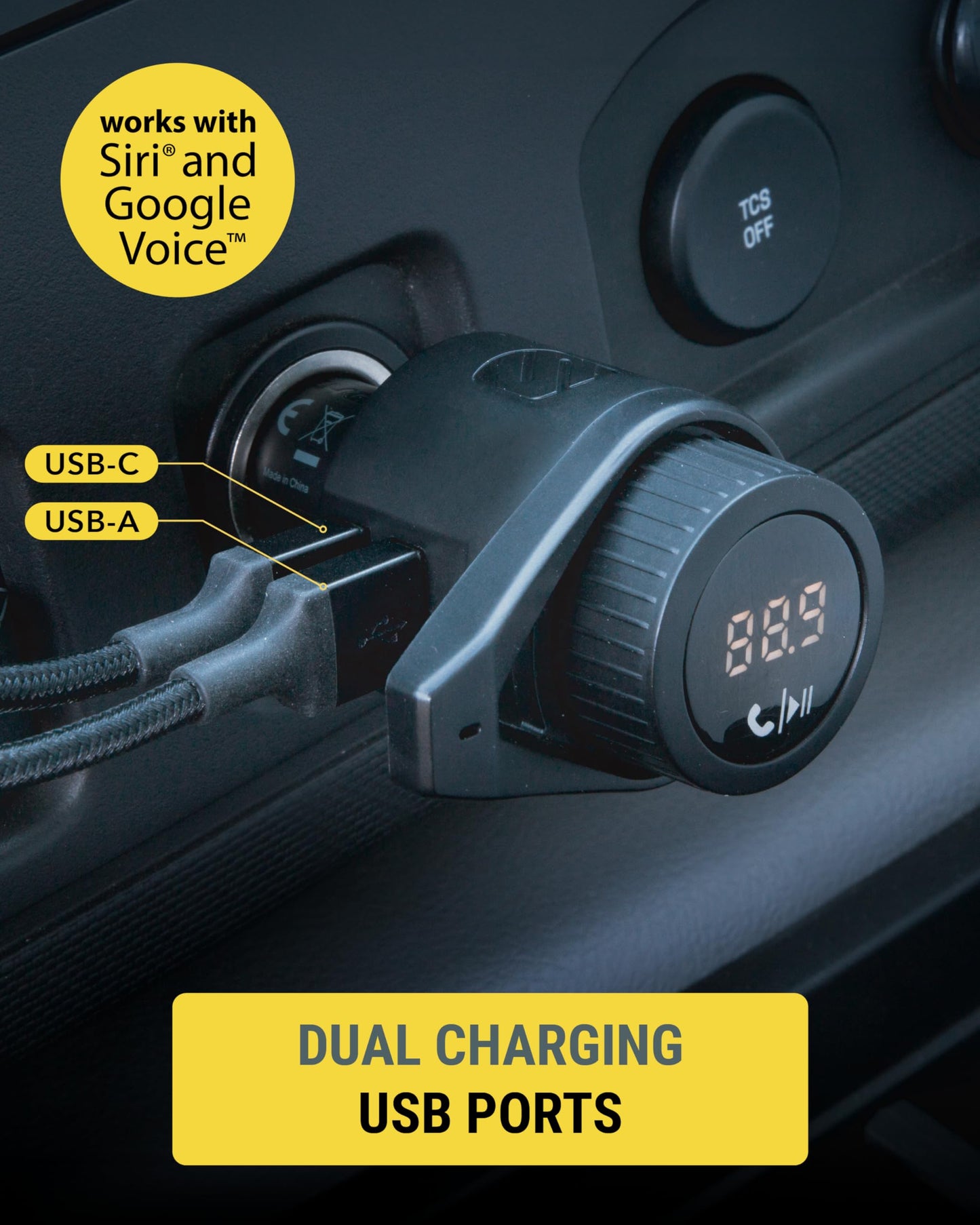 Scosche DriveConnect: Bluetooth FM & Dual USB Charger