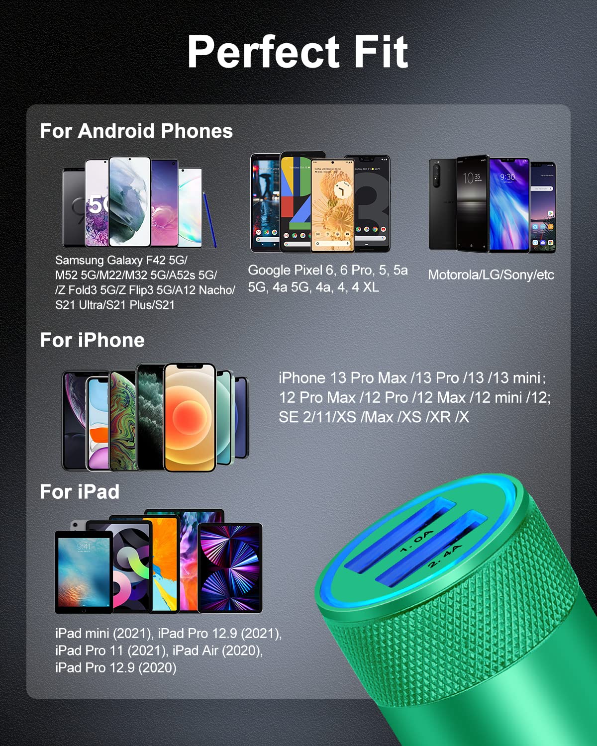 DualBoost Car Charger: Fast 3.4A 2-Pack USB Adapter