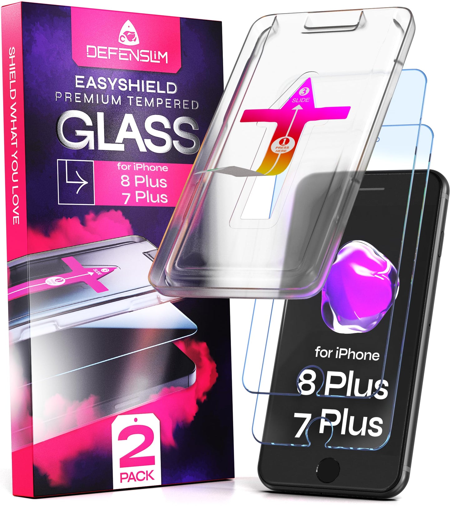 Defenslim iPhone 15 Pro Screen Protector 2-Pack