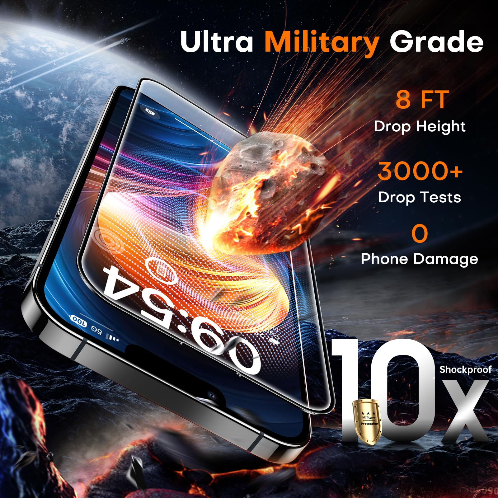 TOCOL Privacy Shield 9H Glass for iPhone 15 - 2 Pack - Small Enterprise