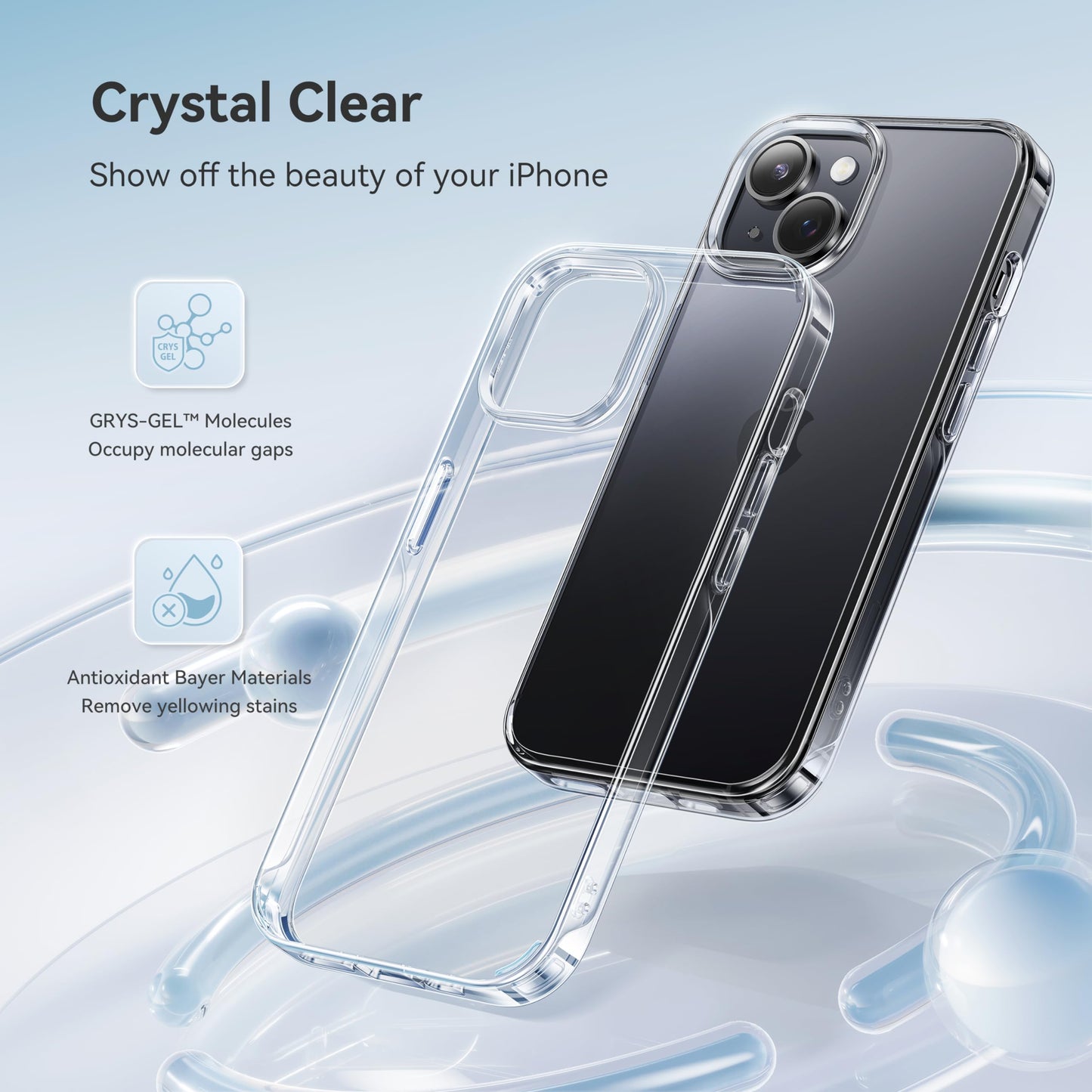 CrystalGuard i12 Pro Max Clear Case