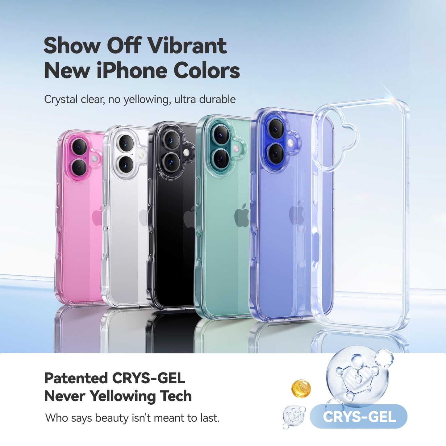 CrystalGuard i12 Pro Max Clear Case