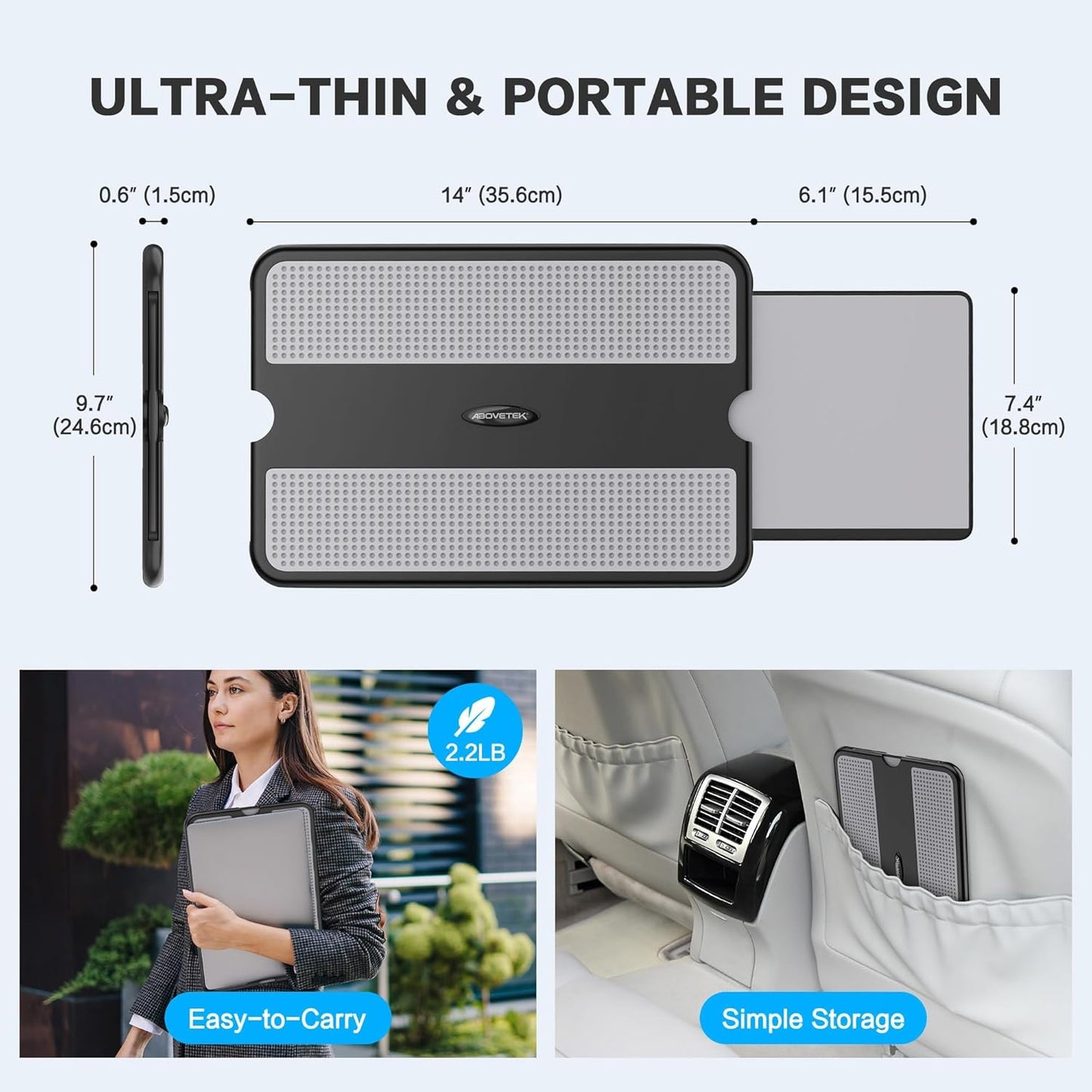 FlexiLap: Portable Laptop Desk with Mouse Tray