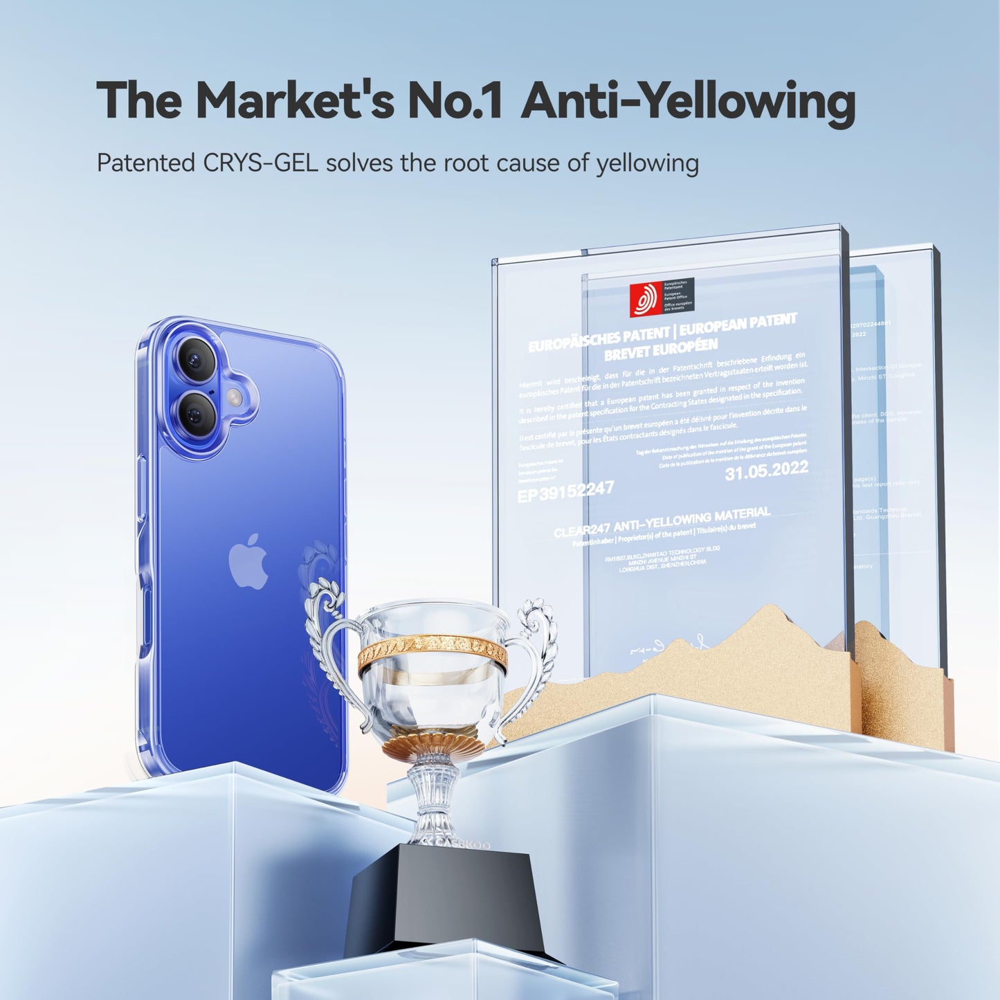 CrystalGuard i12 Pro Max Clear Case