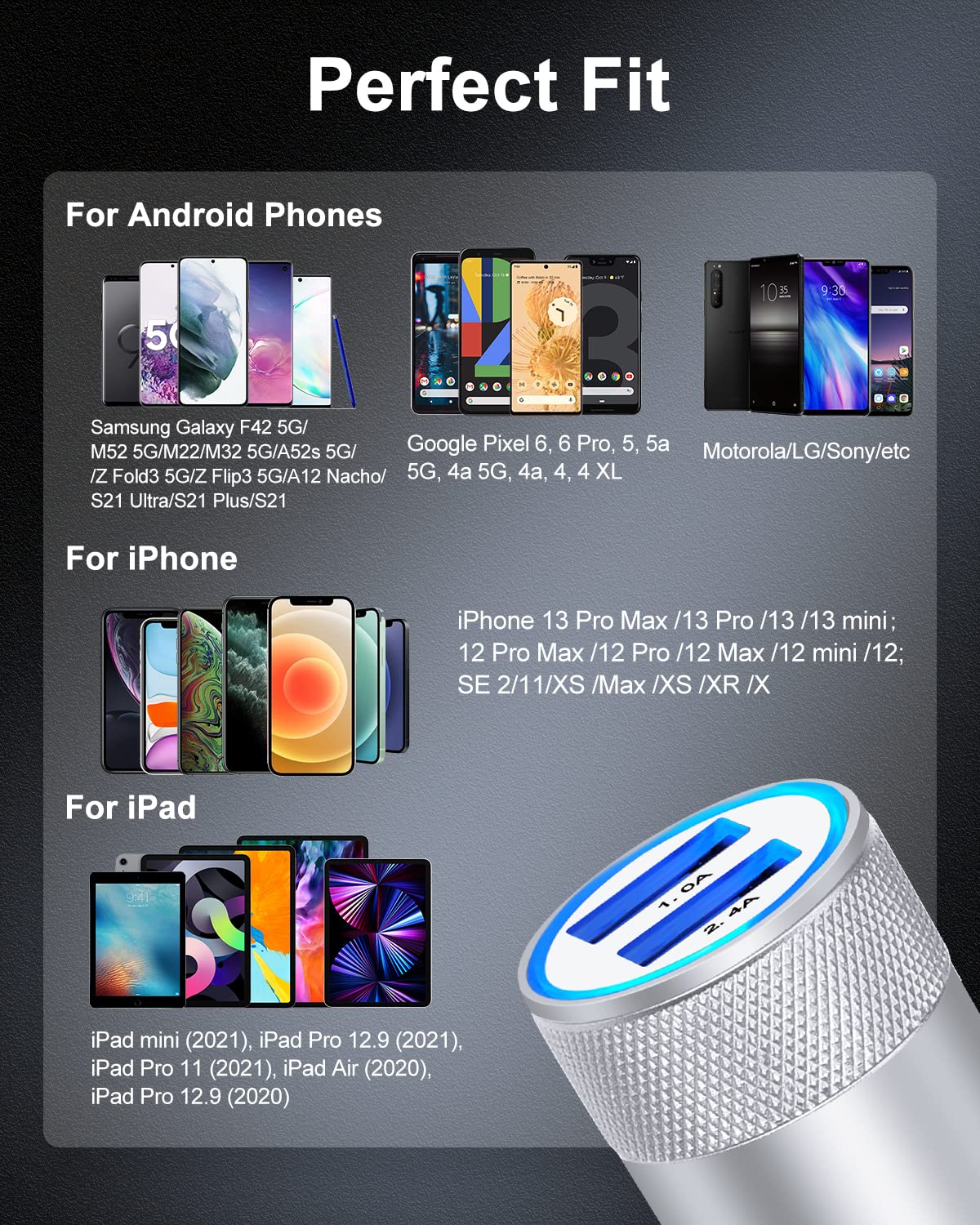 DualBoost Car Charger: Fast 3.4A 2-Pack USB Adapter