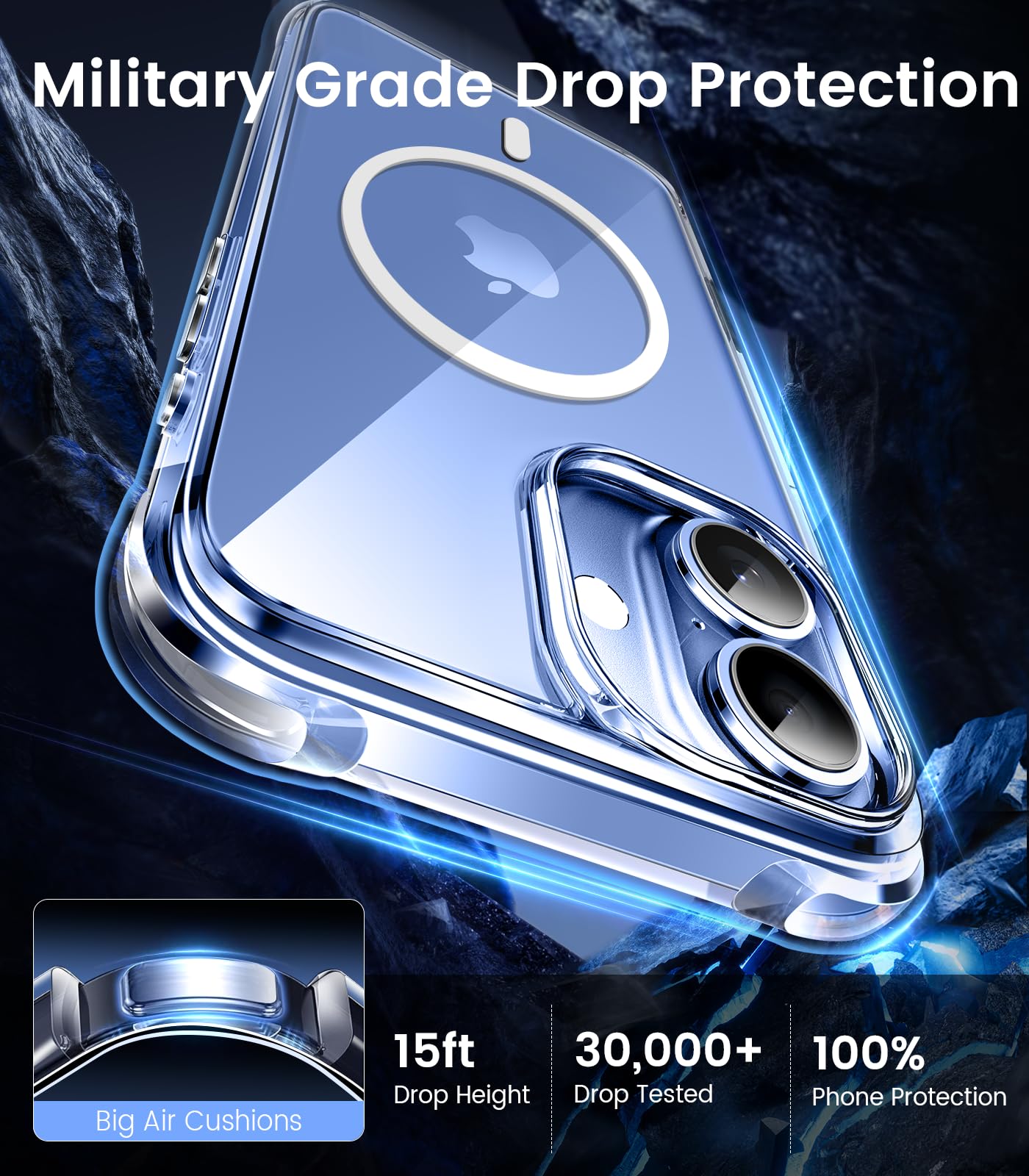 CrystalGuard i16: Clear, Tough, Anti-Yellowing Case