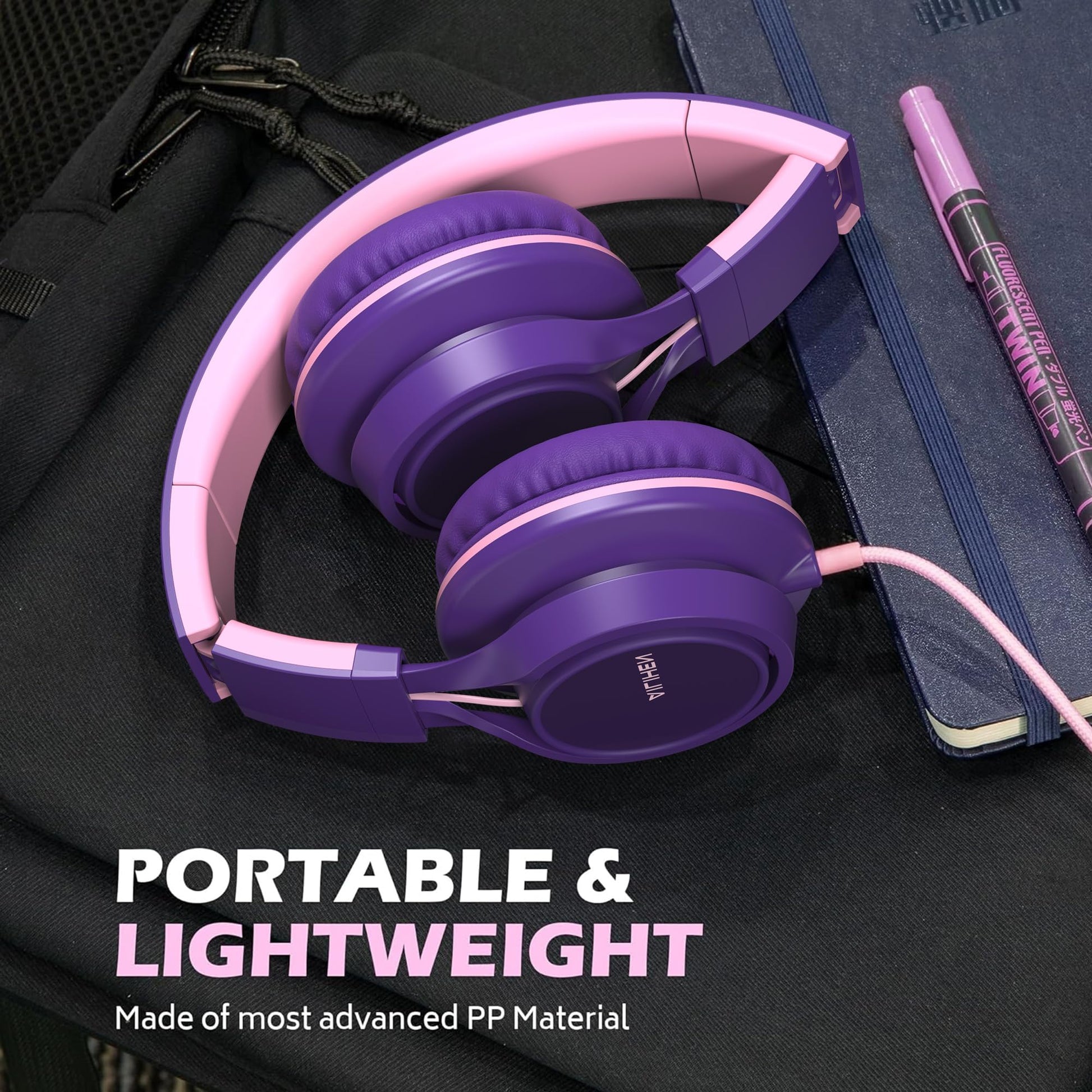 KidTunes Headset - Black Blue - Small Enterprise