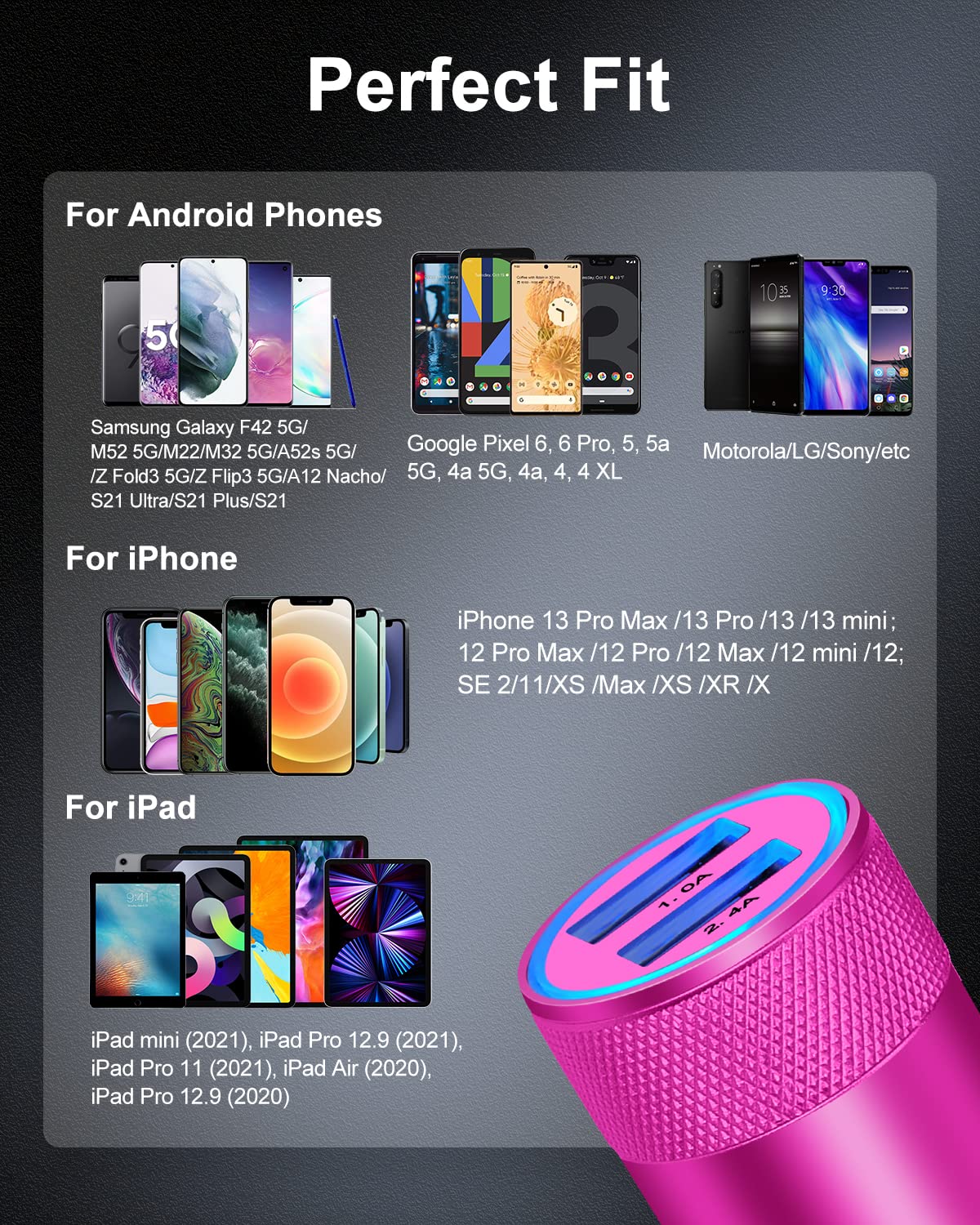 DualBoost Car Charger: Fast 3.4A 2-Pack USB Adapter