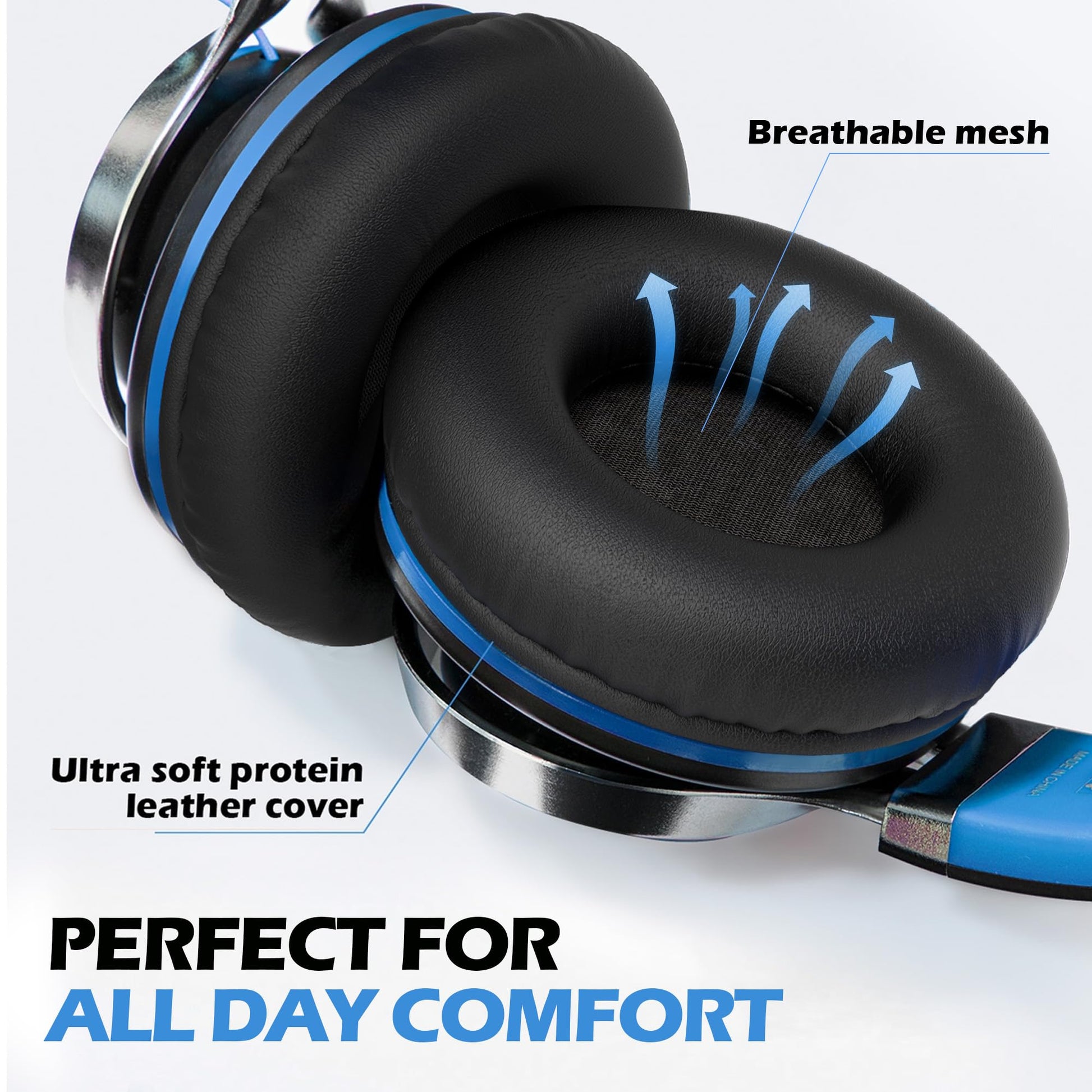 KidTunes Headset - Black Blue - Small Enterprise