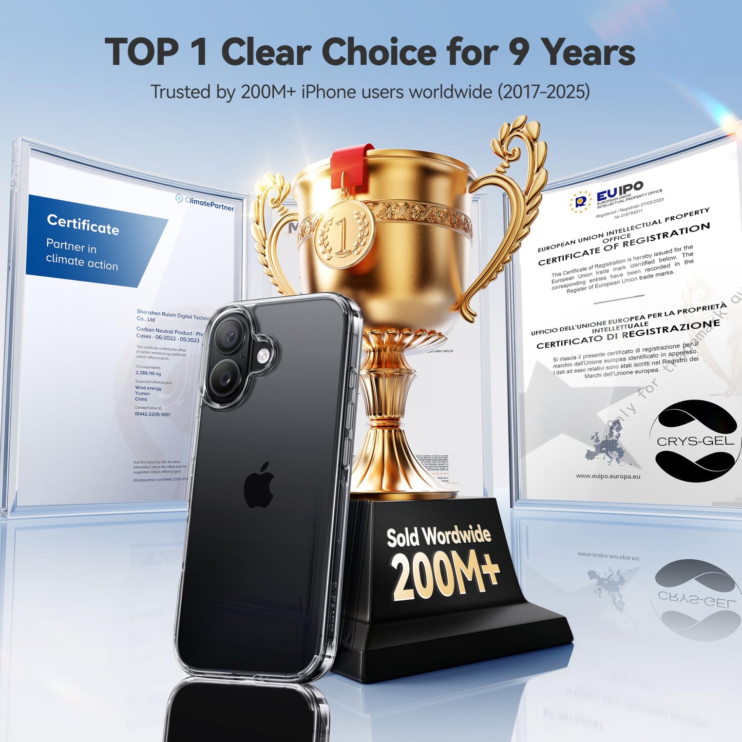 CrystalGuard i12 Pro Max Clear Case