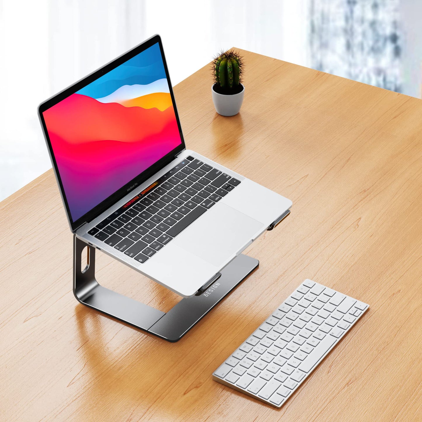 ElevatePro Aluminum Laptop Stand - Ergonomic & Stylish