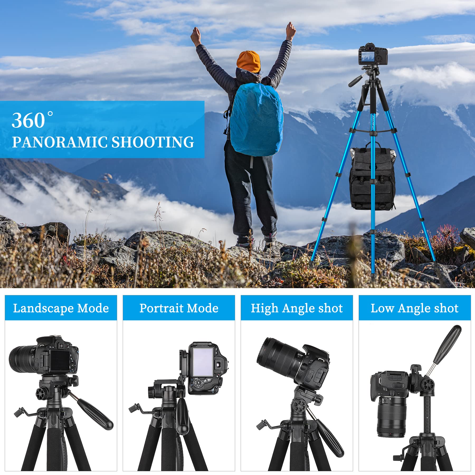 JOILCAN 74 Camera Tripod - Small Enterprise