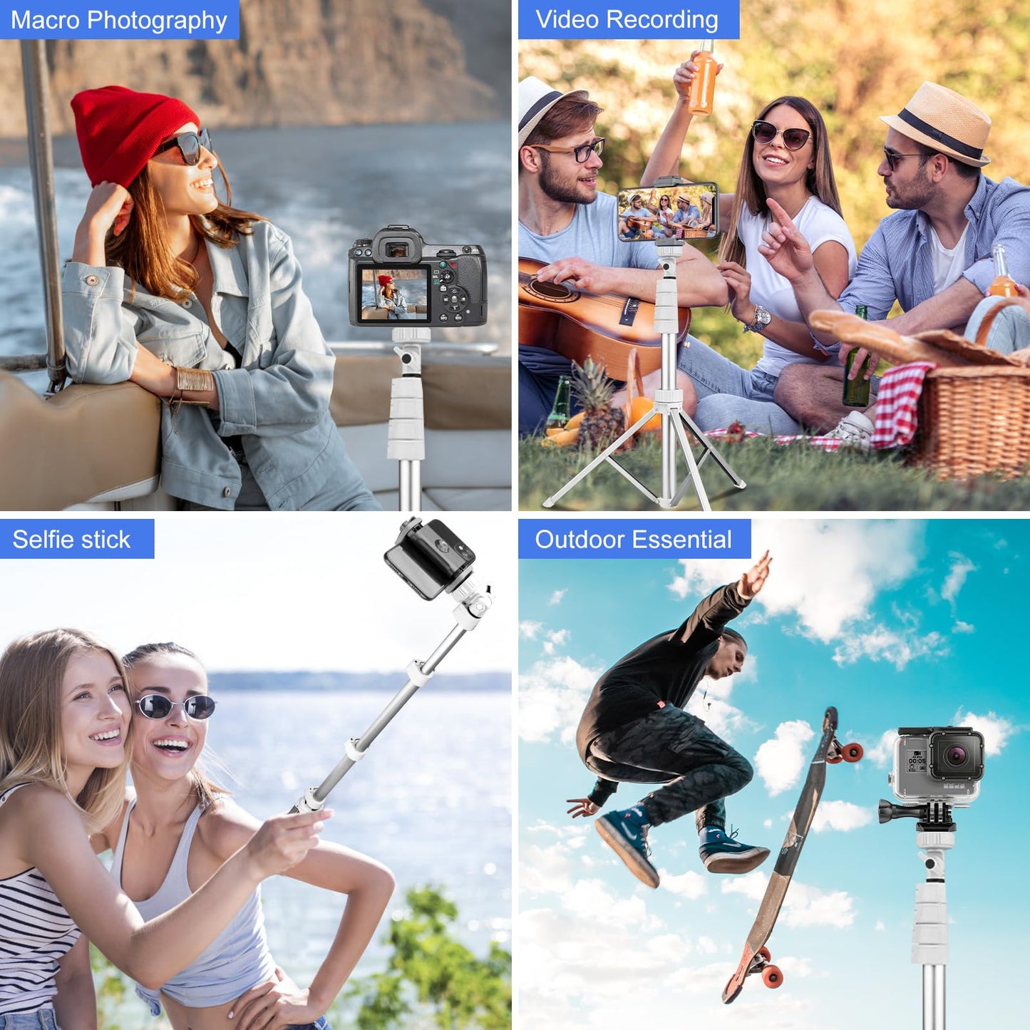 SENSYNE ProTripod: 62 Selfie Stick & Stand - Small Enterprise