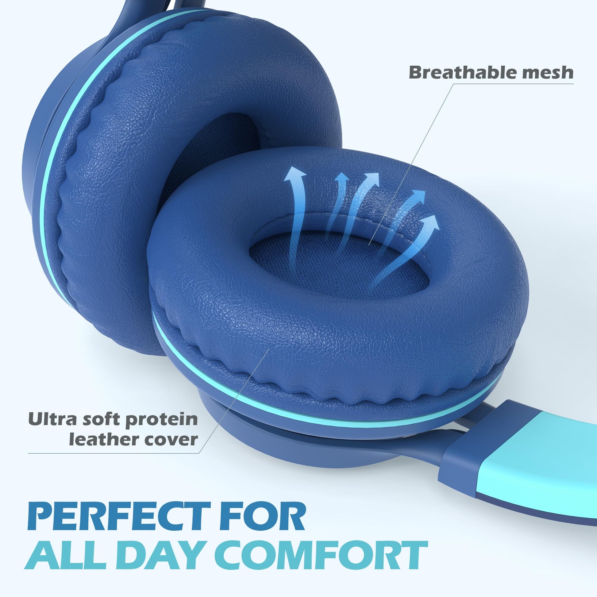 KidTunes Headset - Black Blue - Small Enterprise