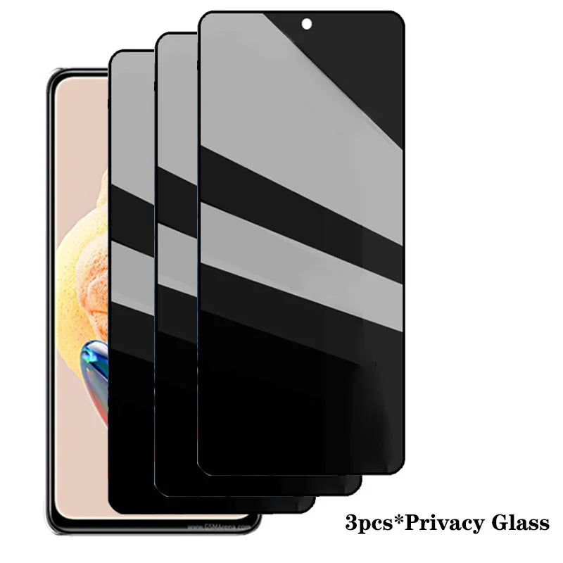 Anti-Spy Glass Protector for Redmi Note 12 Pro Privacy Screen Protector Redmi Note 12 5G Privacy Glass Film Note 12S Cristal Antiespia for Xiaomi Redmi Note12 Pro+ Tempered Glass Redmi Note 12 Pro Plus