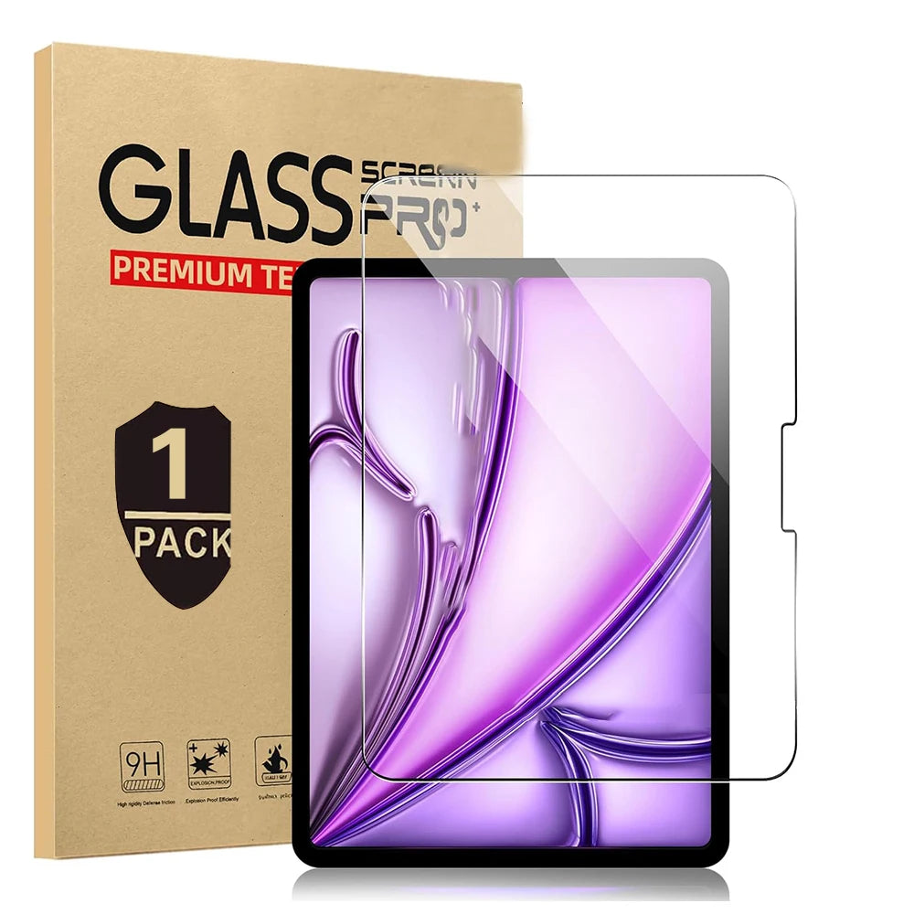 Glass for Ipad Pro 11 13 2024 M4 Glass Screen Protector for Ipad Air 13 2024 Air 6 11 2024 M2 Tempered Glass HD Film