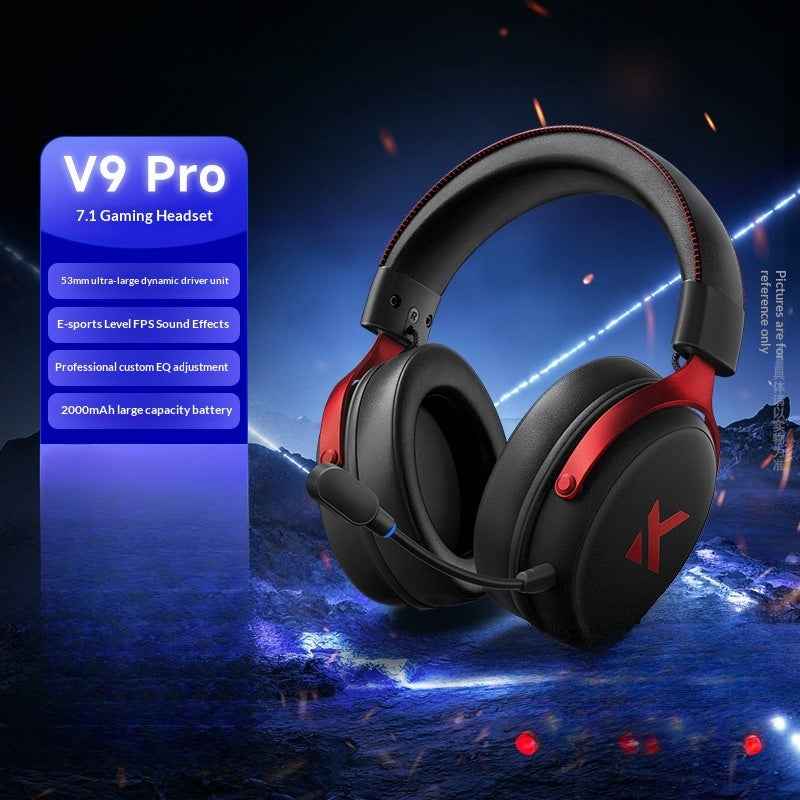 Over-Ear Bluetooth Gaming Headset with Four Modes