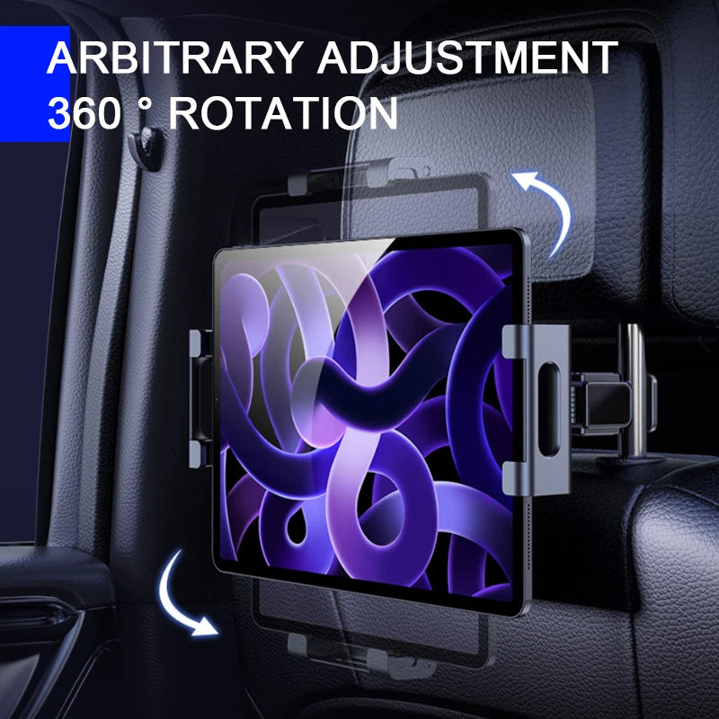 Car Mounts Holder Interior Seat Back Ipad Holder Phone Support for 4-12.9Inch Car Bracket Auto Cellphone Stand Accessor