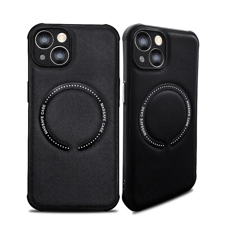 Leather Phone Case Iphone14 Mag Safe Magnetic Cross - Small Enterprise
