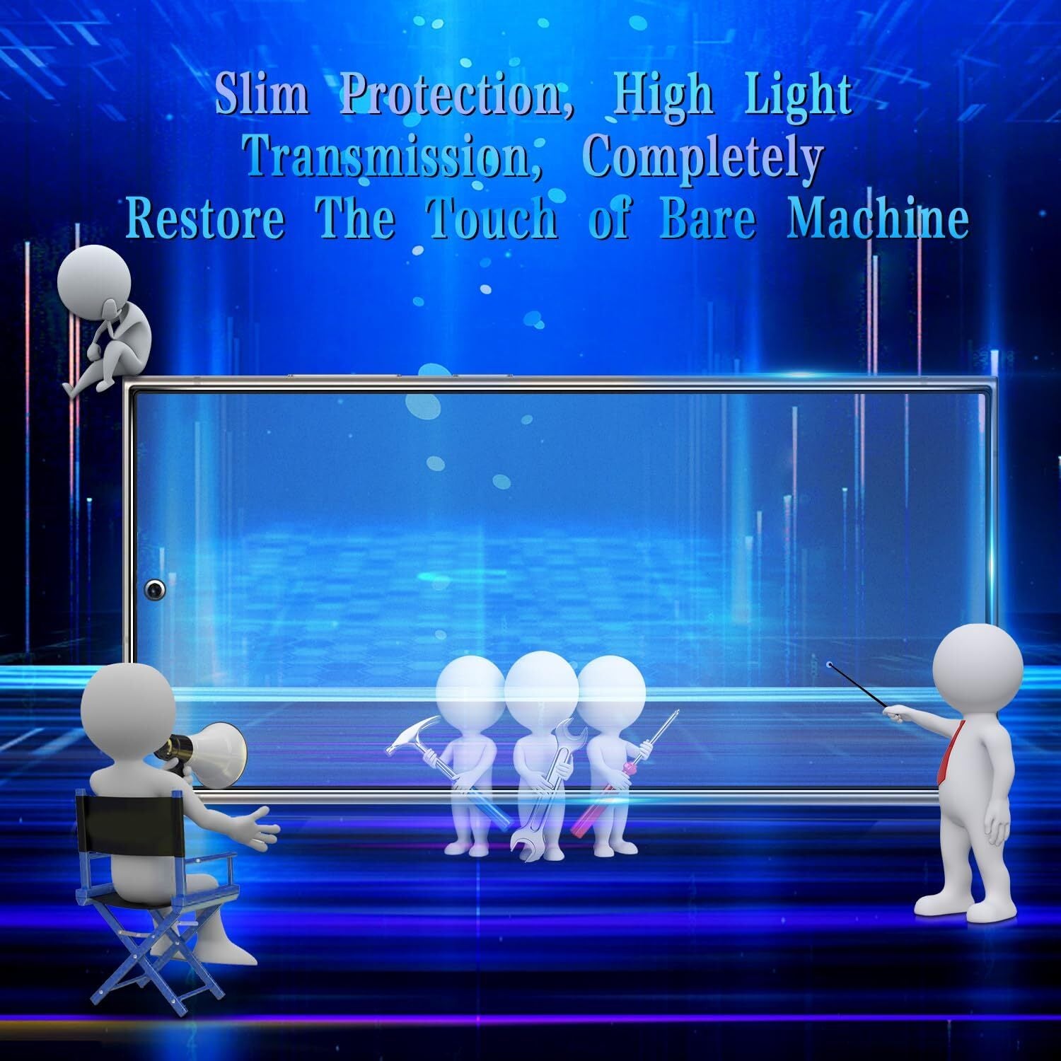 [2-Pack Matte Privacy Screen Protector for Samsung Galaxy S24 Ultra Tempered