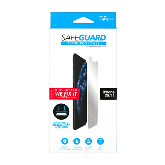 Safeguard Tempered Glass Screen Protector - Iphone 11, XR - Protection Plan