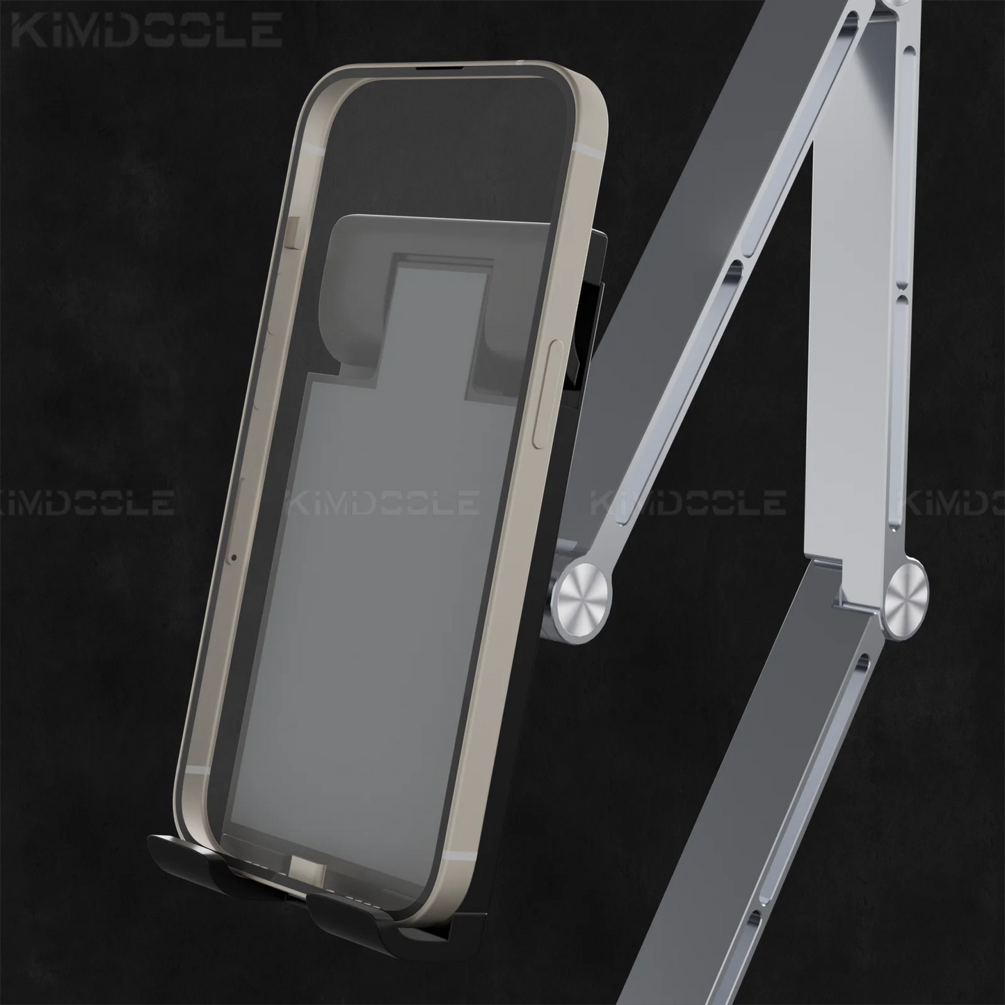 Artpowers Tablet Holder Support for Pad Portable Monitor Holder Phone Stand Laptop Adjustable Rotating Tablet Clip Holder  Mount