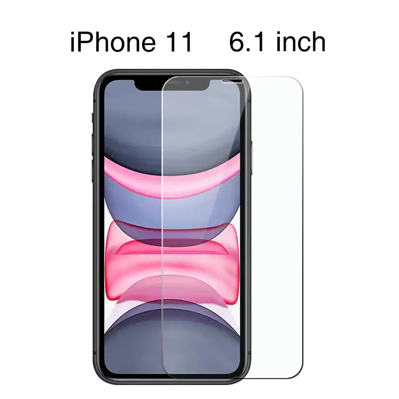 Tempered Glass for iPhone 6 6S Screen Protector for iPhone 7 Plus Glass Film for iPhone 8 plus X 5 5S Protection 12 Pro Max 11
