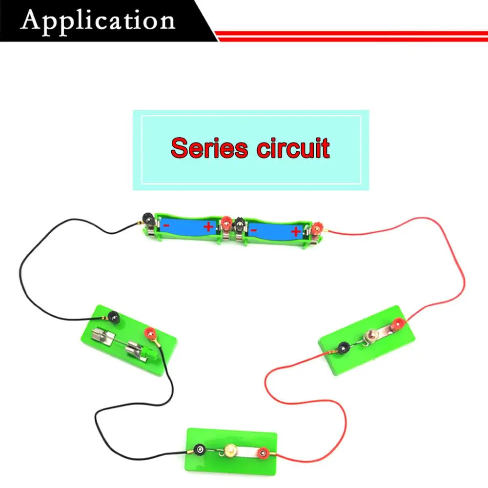 2pcs Plastic Electrical Physical Equipment Experimental Physics 1*AA Battery Packs Box Case Holders