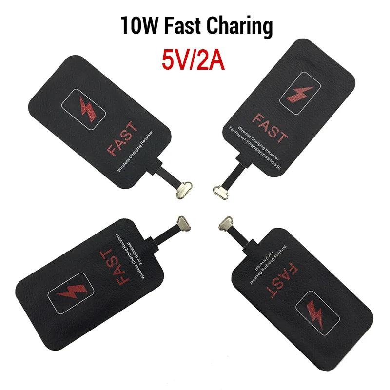 10W 5V/2A Wireless Charger Receiver Phone Charger Coil USB-C For iPhone 4 5 5s 6 6s 7 7 Plus Xiaomi Type-C Fast Receptor