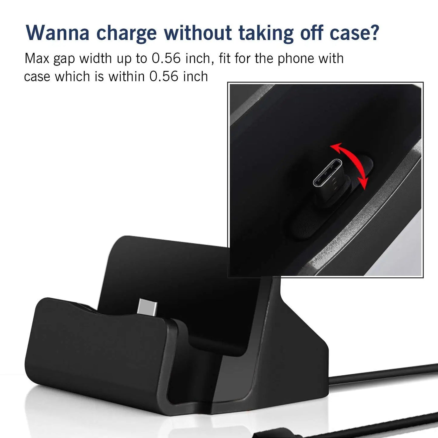 Charging Base Dock Station For iPhone X 11 Max 6 S 6S 7 8 Plus USB Cable Sync Cradle Charge Base For Android Type C Stand Holder