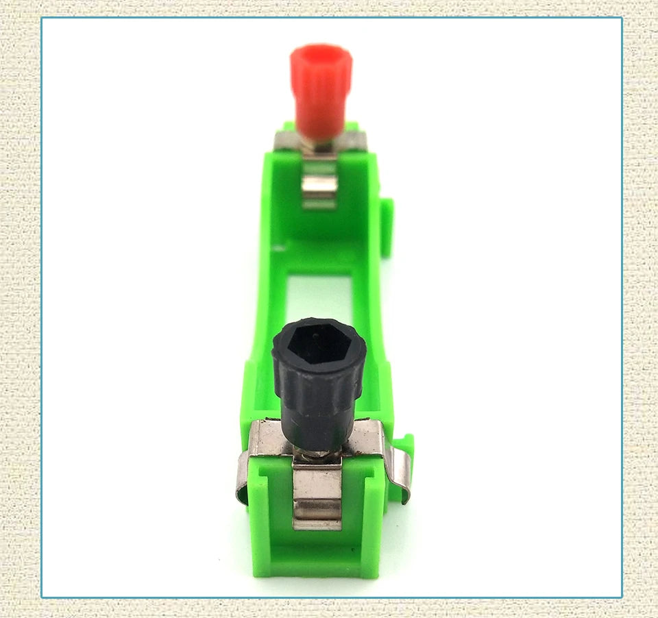 2pcs Plastic Electrical Physical Equipment Experimental Physics 1*AA Battery Packs Box Case Holders