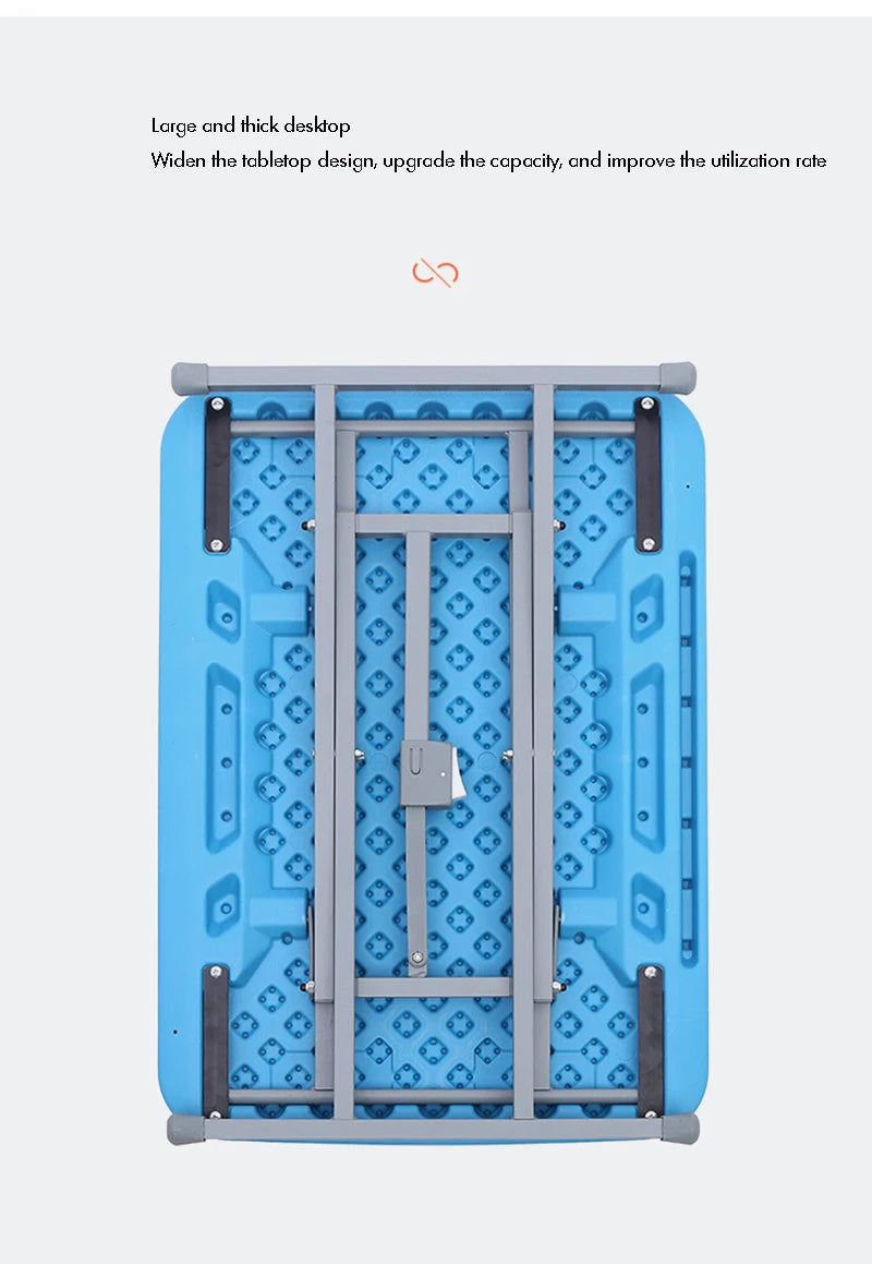 Portable Standing Desk Stand Up Desk Riser, 40cm-70cm Height Adjustable Home Office Folding Desk for Laptop Outdoor Escritorio