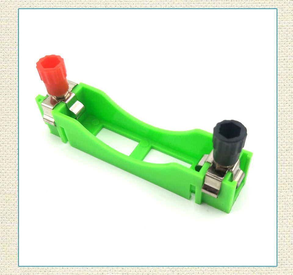 2pcs Plastic Electrical Physical Equipment Experimental Physics 1*AA Battery Packs Box Case Holders