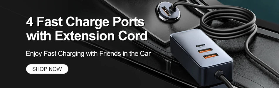 Baseus USB Car Charger Quick Charge 4.0 QC4.0 QC3.0 PPS SCP 5A PD Type C 30W Fast Car USB Charger For iPhone Xiaomi Mobile Phone